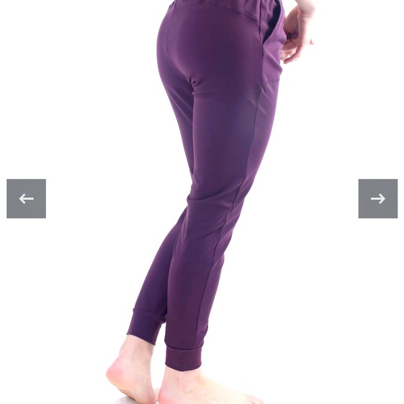 Zyia Plum Unwind Pants - Picture 3 of 3